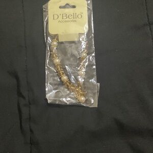 Gold and Cream Necklace